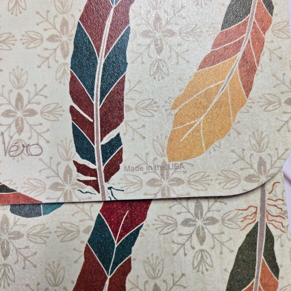 Reversible Barn Rooster Placemats Wipe Clean Set of 4 Fall Feathers Country Farm - Picture 8 of 8